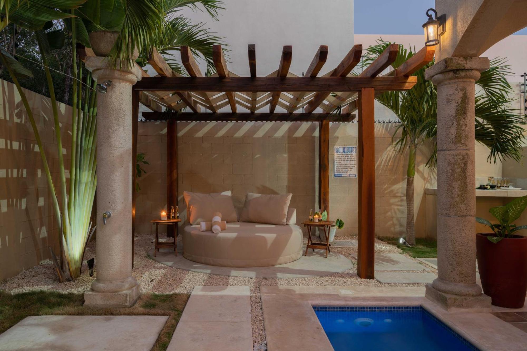 Tulum Stunning Villa For 10-Cabana-Private Pool-Parking Экстерьер фото